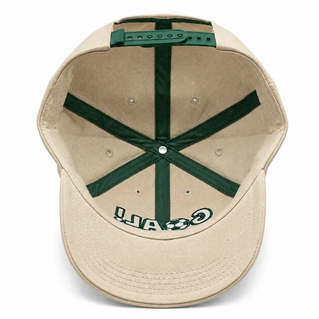 Goal Football Embroidered 100% Cotton Adjustable Dad Cap