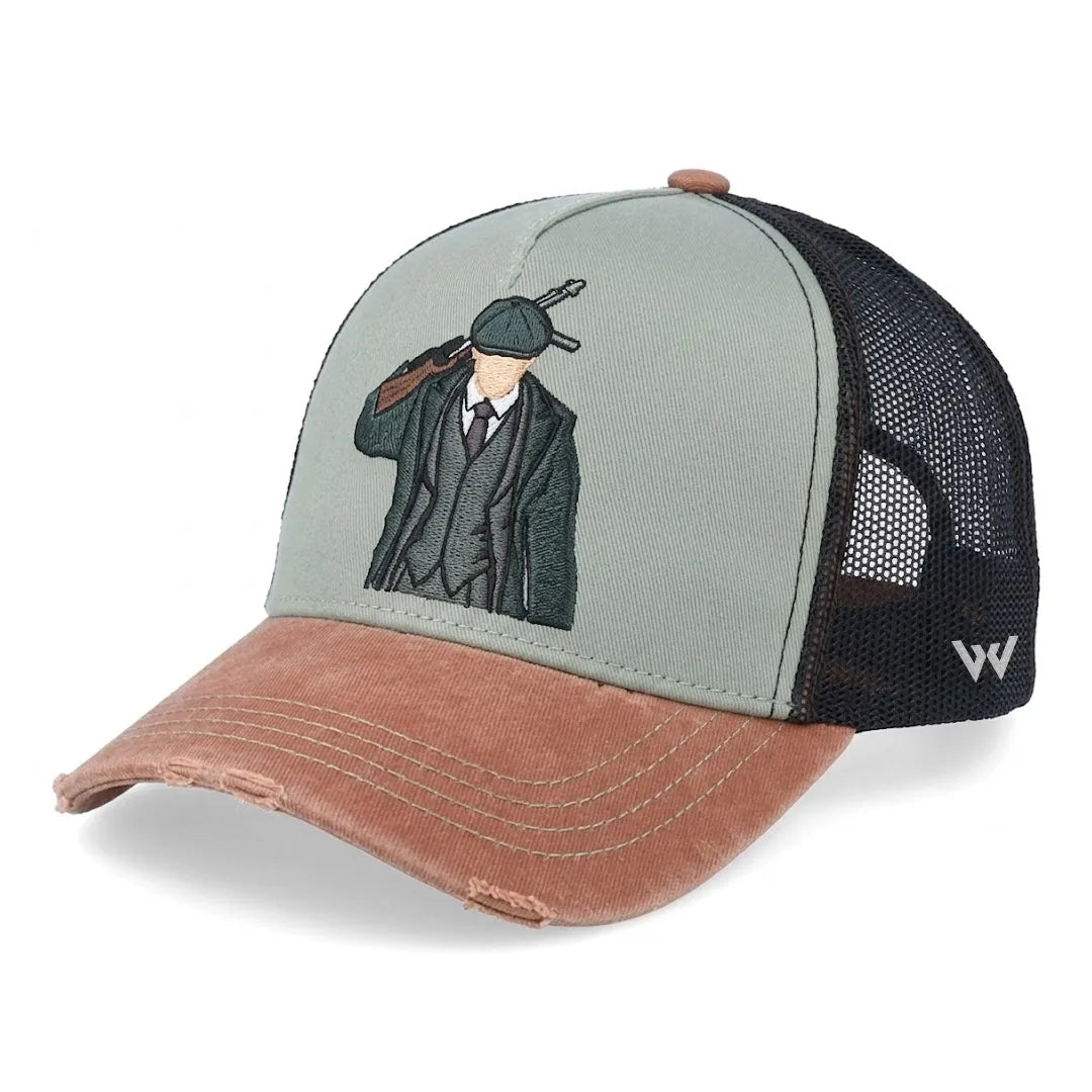 Thomas Shelby Embroidered A-Frame Trucker Cap