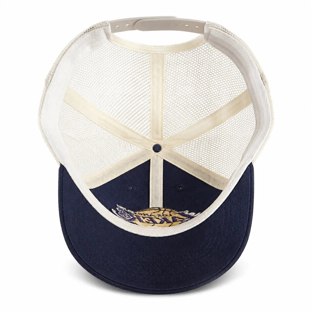 Adult Lakers Embroidered Trucker Cap