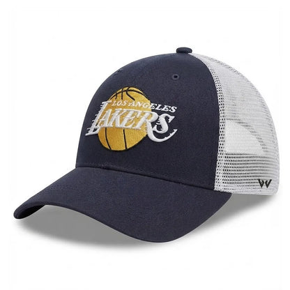 Adult Lakers Embroidered Trucker Cap