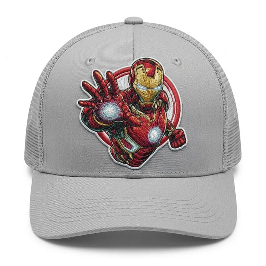 Iron Man Embroidered Adult Trucker Cap