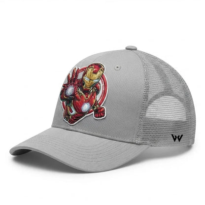 Iron Man Embroidered Adult Trucker Cap