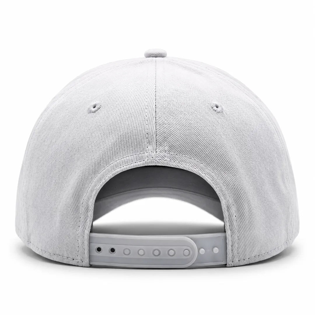 Batman Logo Embroidered 5-Panel Piped Cotton Dad Cap