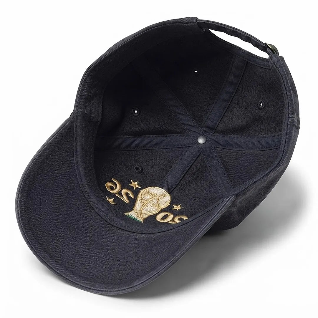 2026 World Cup Trophy Embroidered Cotton Denim Baseball Cap