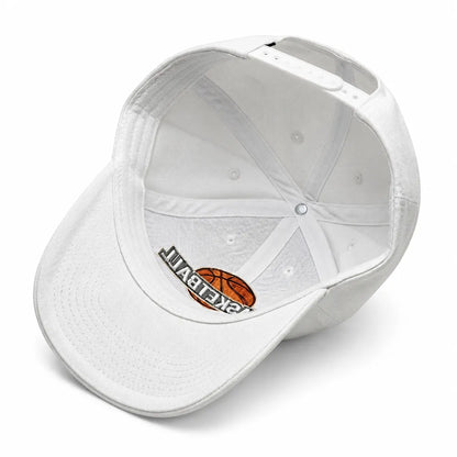 Basketball Embroidered 100% Cotton Twill Adjustable Dad Cap