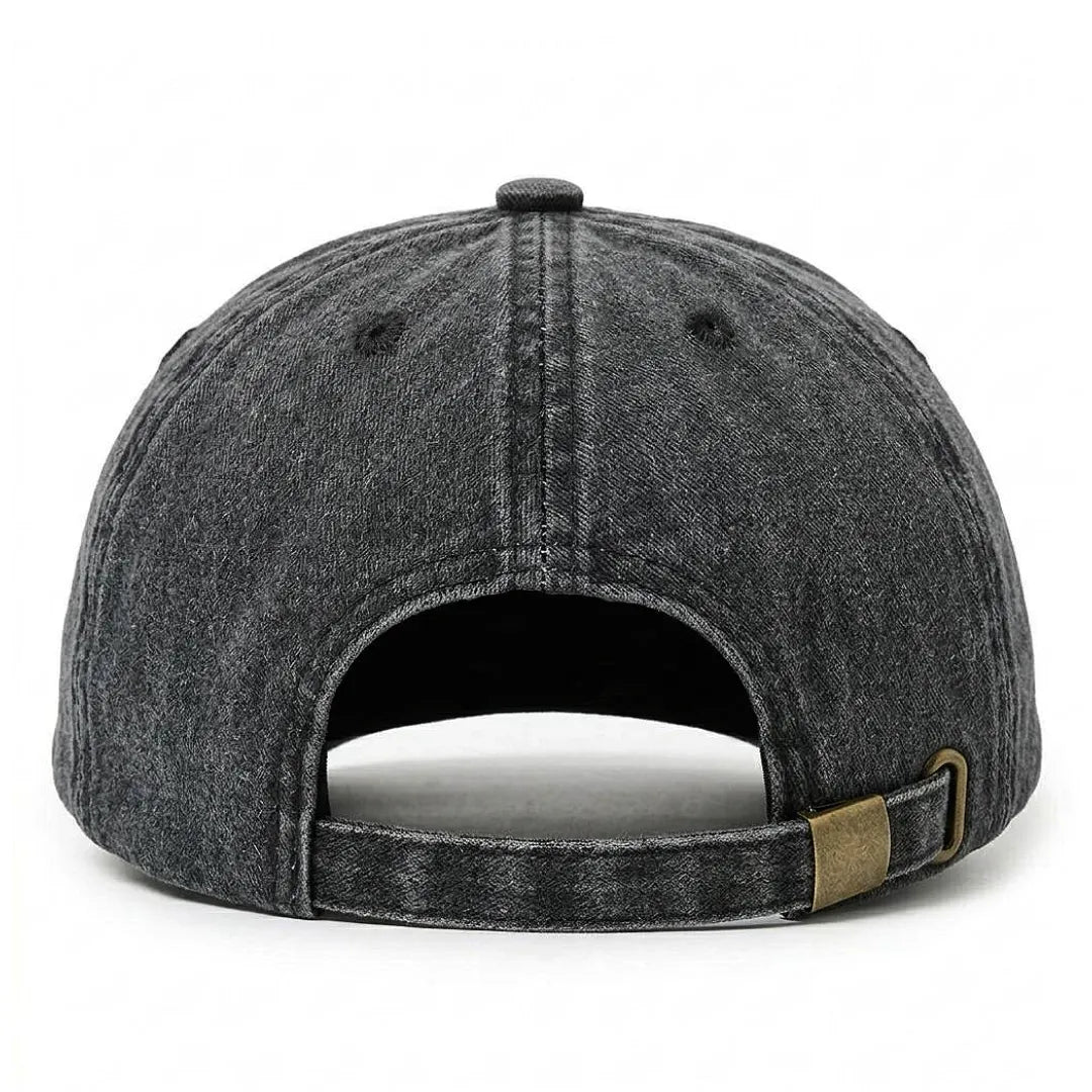 Kingsman Embroidered Washed Distressed Baseball Cap