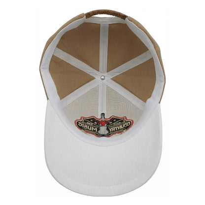 Country Music Stars & Stripes Embroidered Baseball Cap