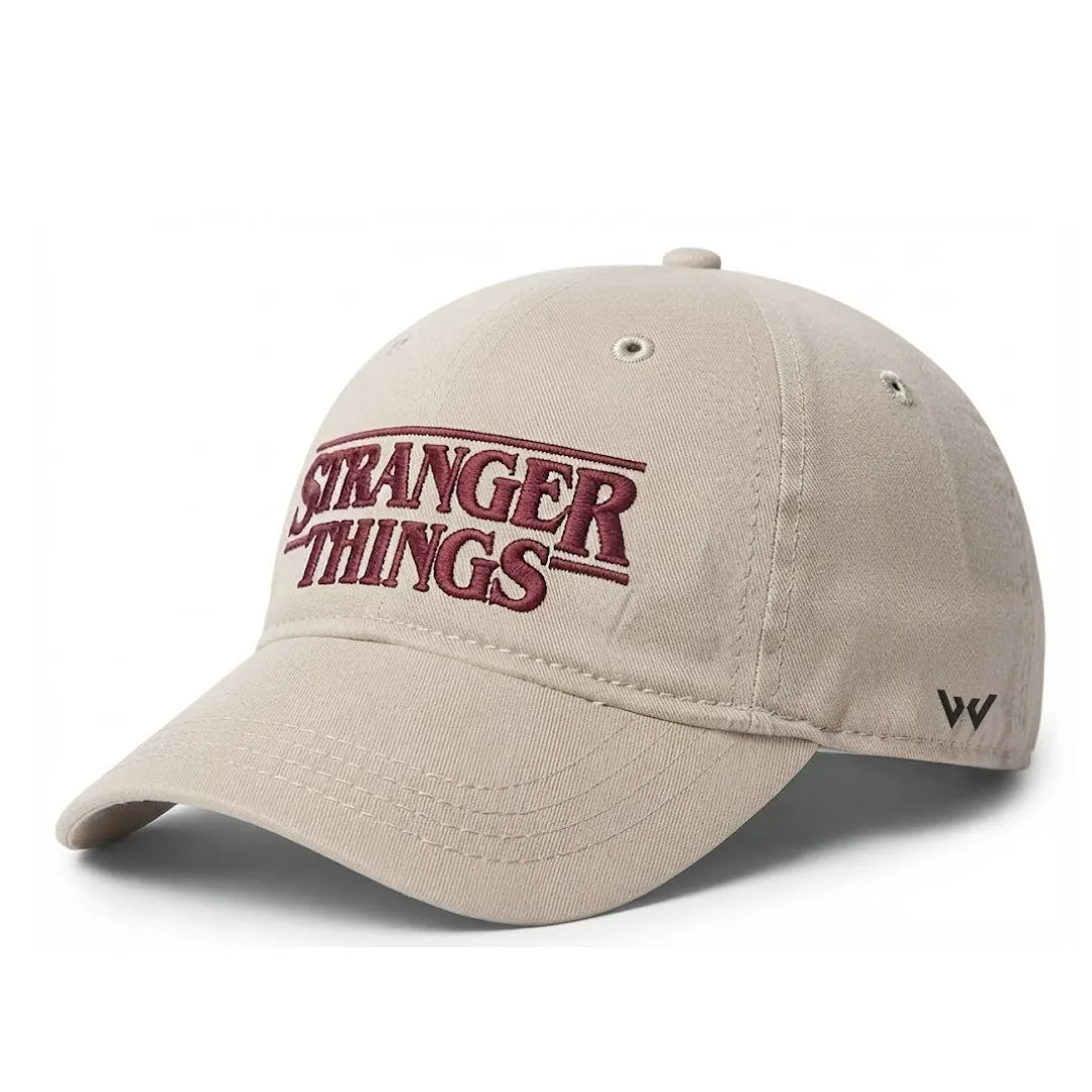 Stranger Things Embroidered 100% Cotton Adjustable Baseball Cap