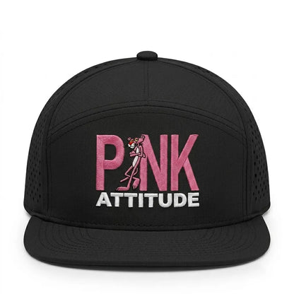 Pink Panther “Pink Attitude” Embroidered Performance Snapback Cap