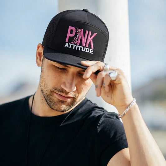 Pink Panther “Pink Attitude” Embroidered Performance Snapback Cap
