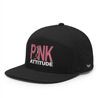 Pink Panther “Pink Attitude” Embroidered Performance Snapback Cap