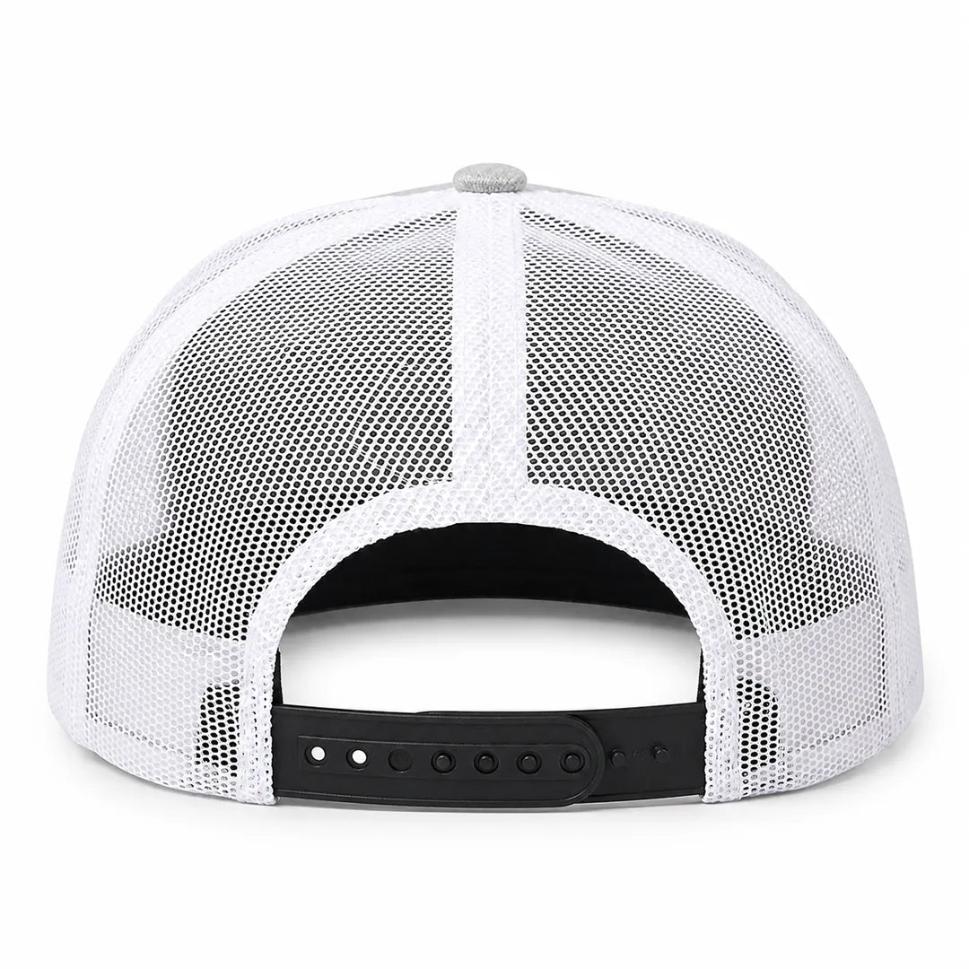 Unisex Grey Spin Master Embroidered Back Mesh Snapback Cap