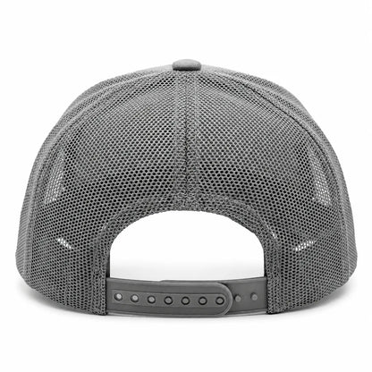 Silver Textured Adjustable & Breathable Trucker Cap