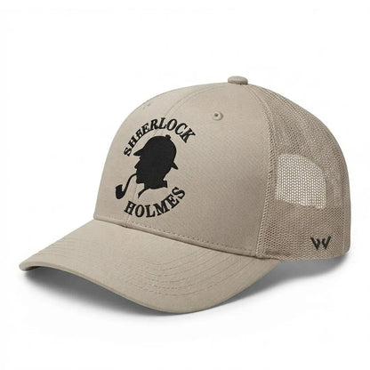 Sherlock Holmes Embroidered Trucker Cap