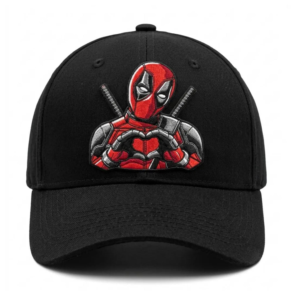 Deadpool Embroidered Cotton Baseball Cap