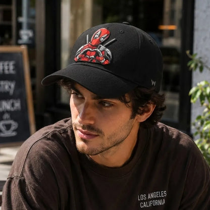 Deadpool Embroidered Cotton Baseball Cap