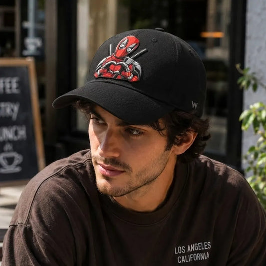 Deadpool Embroidered Cotton Baseball Cap