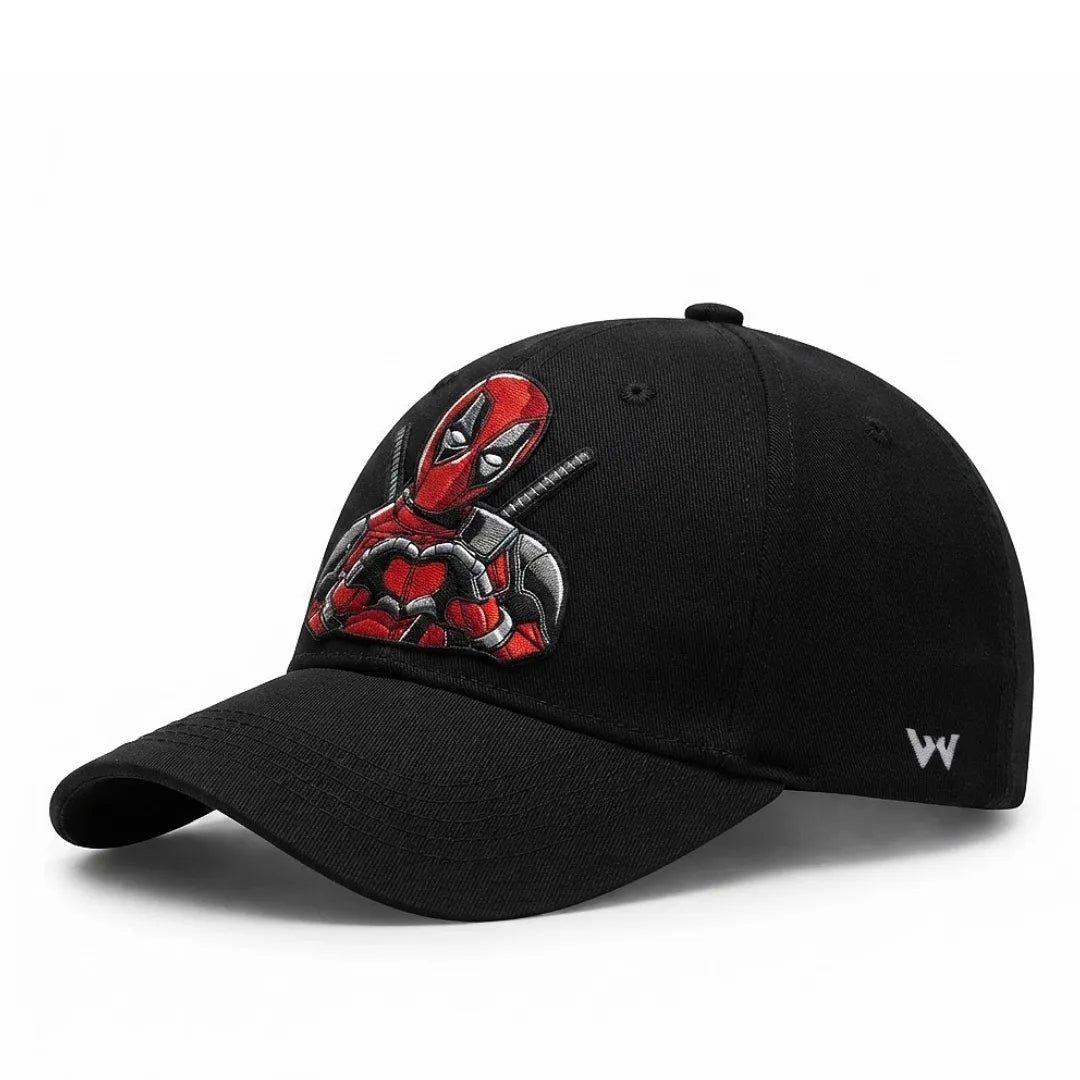 Deadpool Embroidered Cotton Baseball Cap