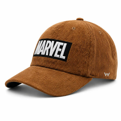 Marvel Embroidered Unisex Cotton Corduroy Adjustable Dad Cap